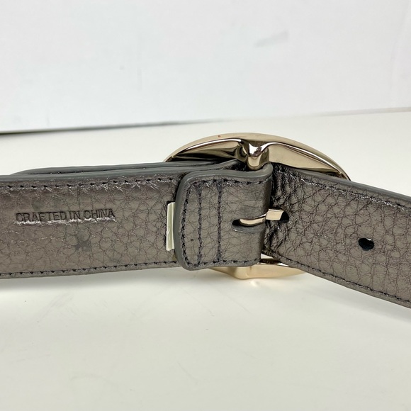 Cole Haan metallic Pebble Leather belt Womens - Picture 7 of 10